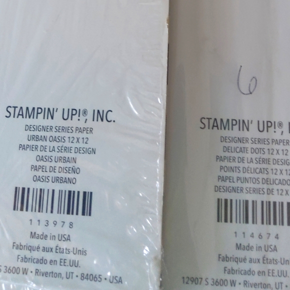 🌷STAMPIN UP RETIRED 4 Sets DESIGN SERIES PAPER (OPEN INV) - Picture 9 of 9